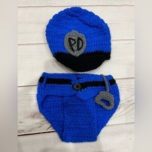 Newborn Police Photography Outfit
